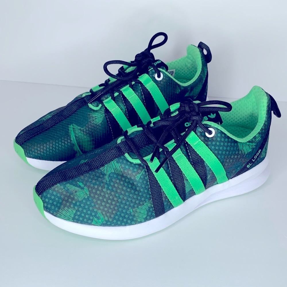ADIDAS WOMEN‎ SL LOOP RACER C77537 CBLACK/SURPET/FTWWHT